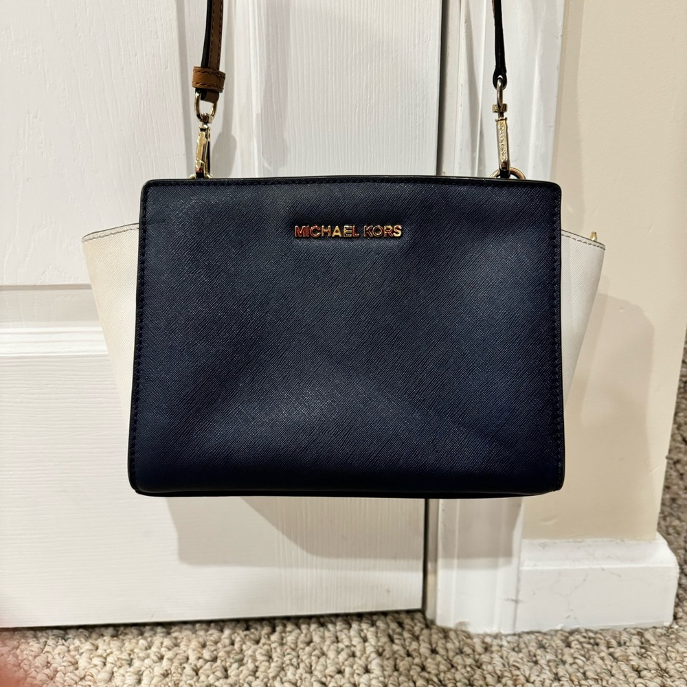 Michael Kors Selma Colorblock Crossbody Bag